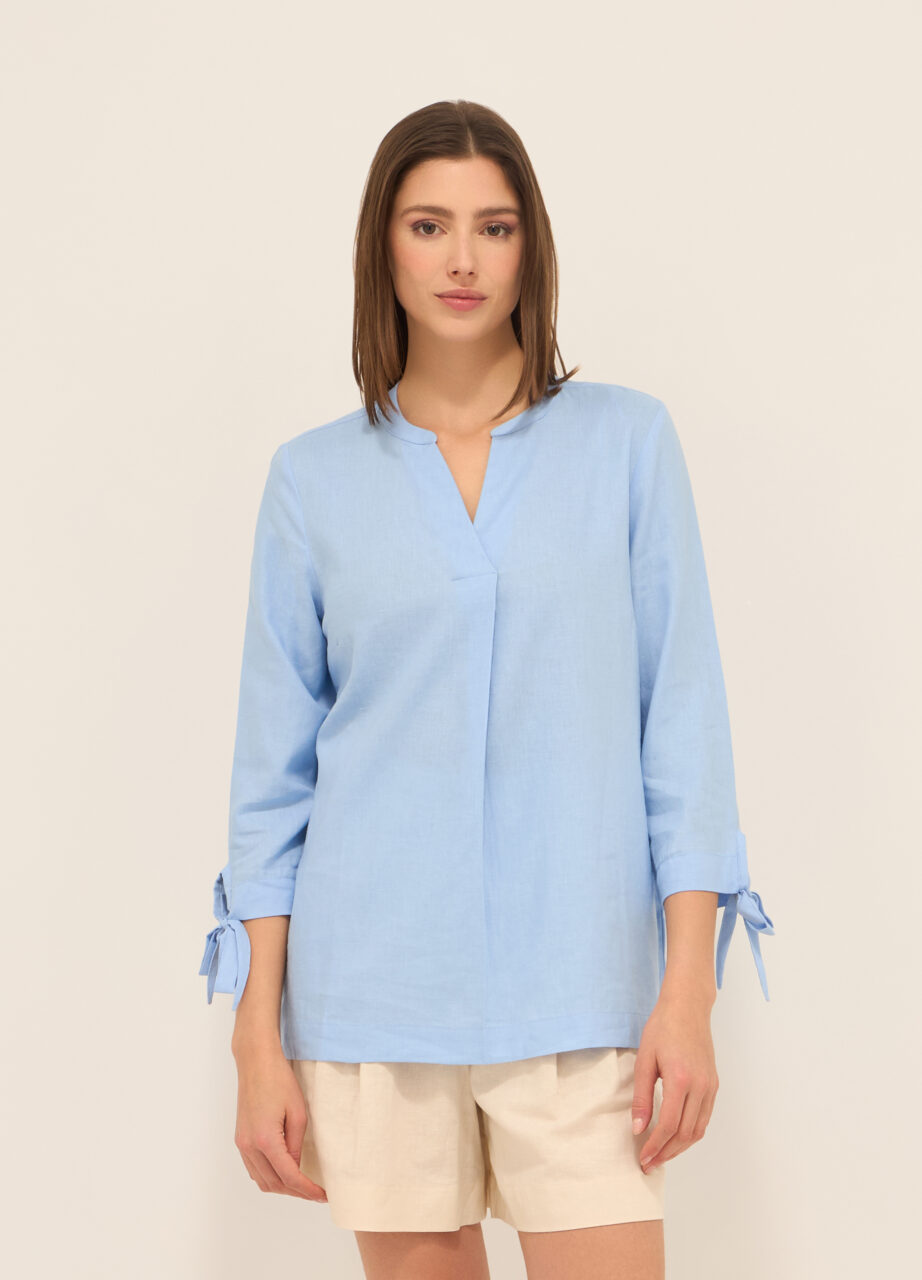 Bluza od lanene mješavine za žene