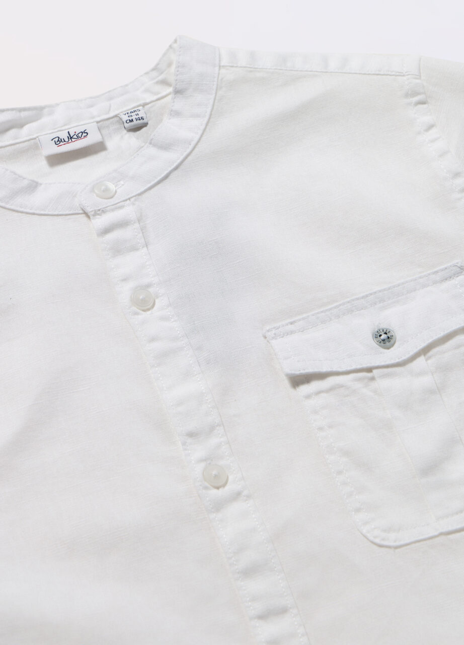 Alternative view of Košulja od mješavine lana za dječaka