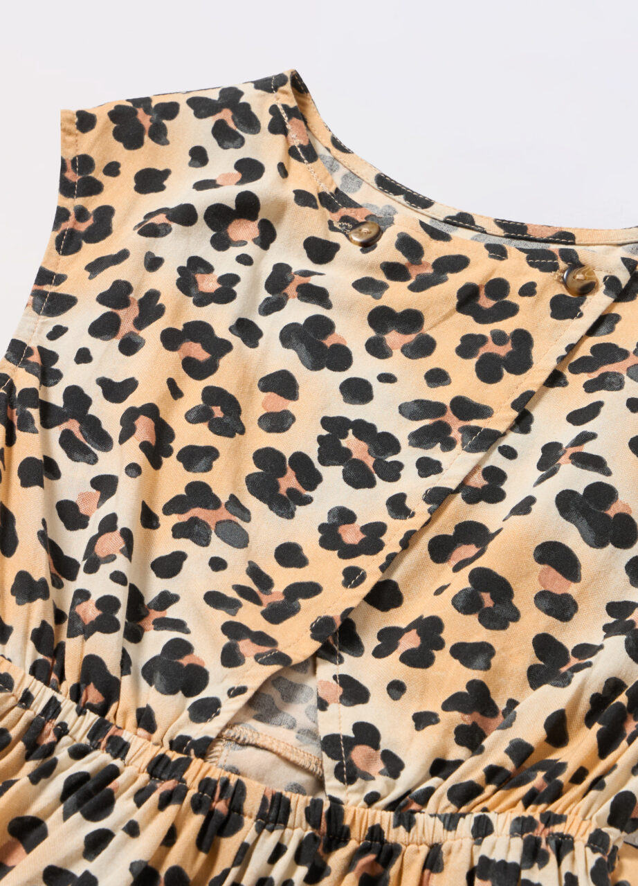 Alternative view of Suknja-šorc sa životinjskim printom za djevojčicu