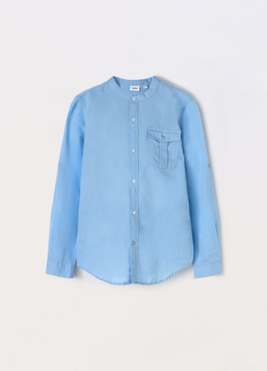 Košulja od mješavine lana za dječaka