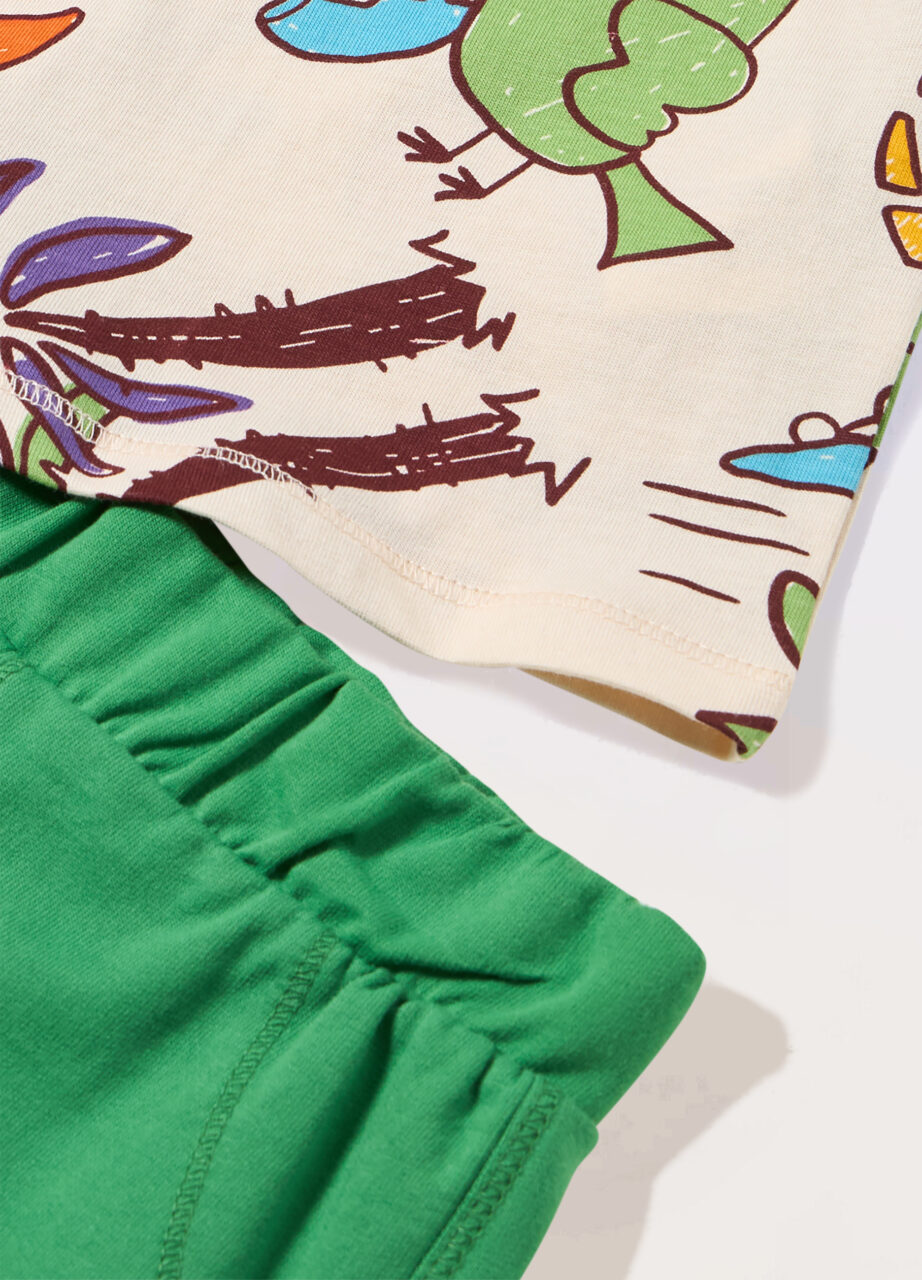 Alternative view of Trenerka set od čistog pamučnog jerseya za novorođenče