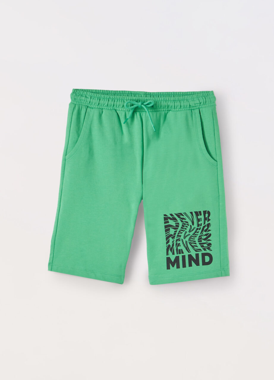 Šorc od čistog french terry pamuka za dječaka