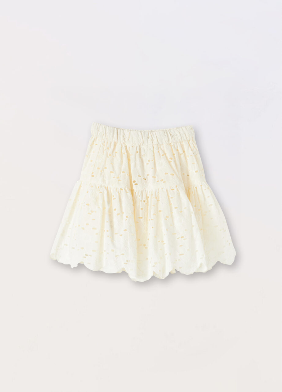 Suknja od sangallo čistog pamuka za djevojčicu