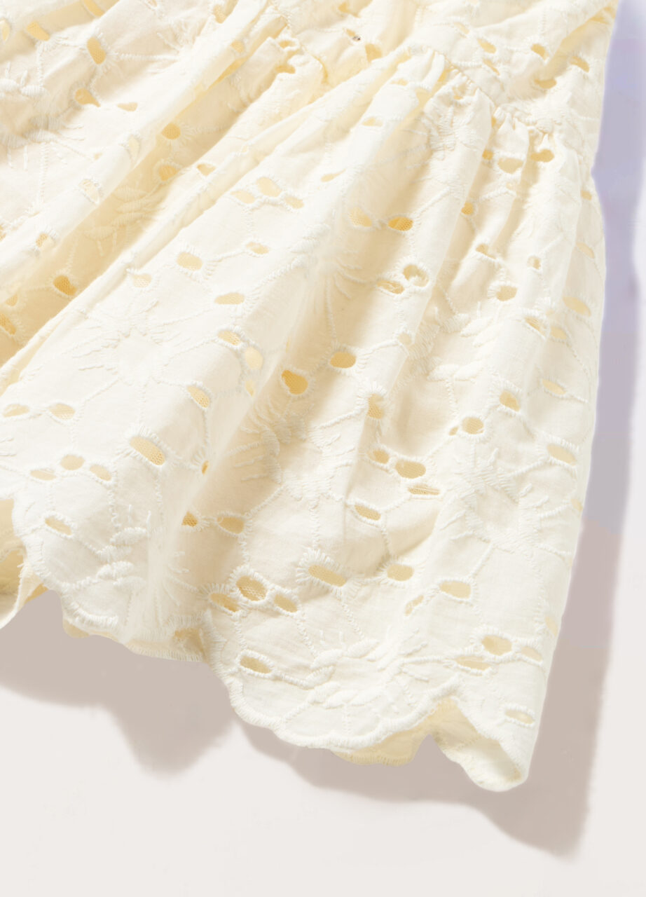 Alternative view of Suknja od sangallo čistog pamuka za djevojčicu