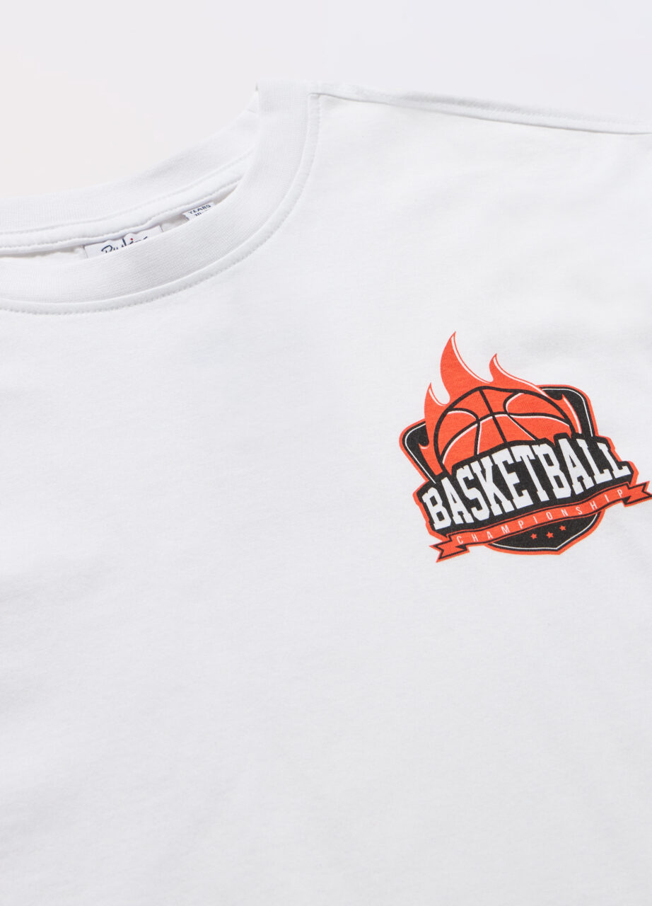 Alternative view of Majica od čistog pamučnog jerseya za dječaka