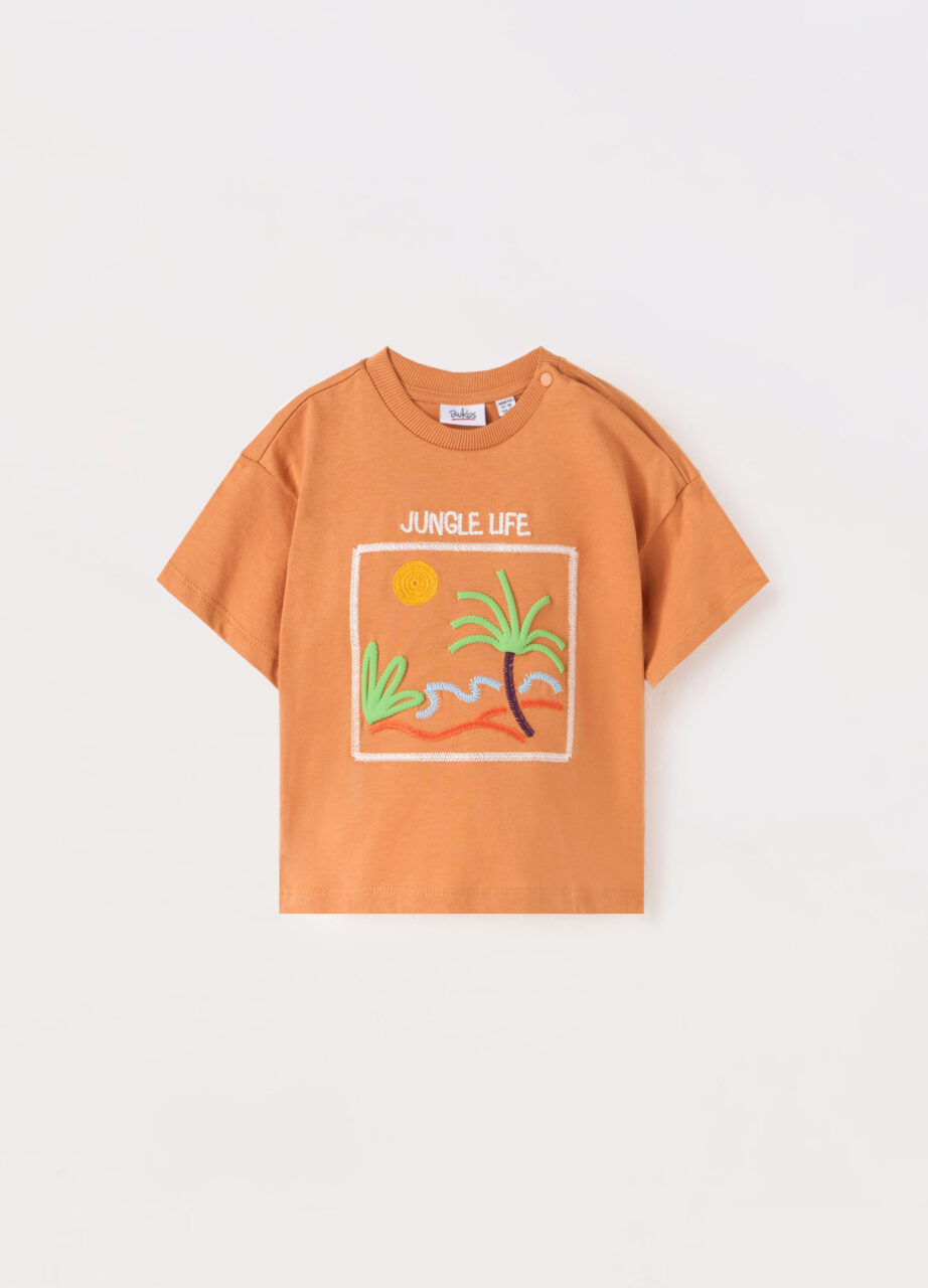 Majica od čistog pamučnog jerseya za novorođenče