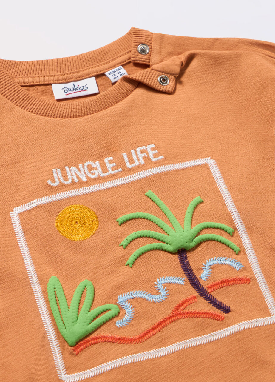 Alternative view of Majica od čistog pamučnog jerseya za novorođenče