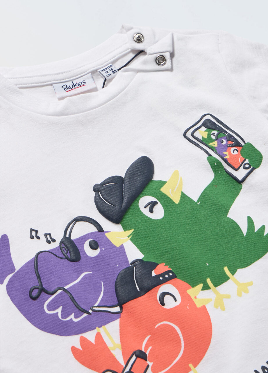 Alternative view of Majica od čistog pamučnog jerseya za novorođenče