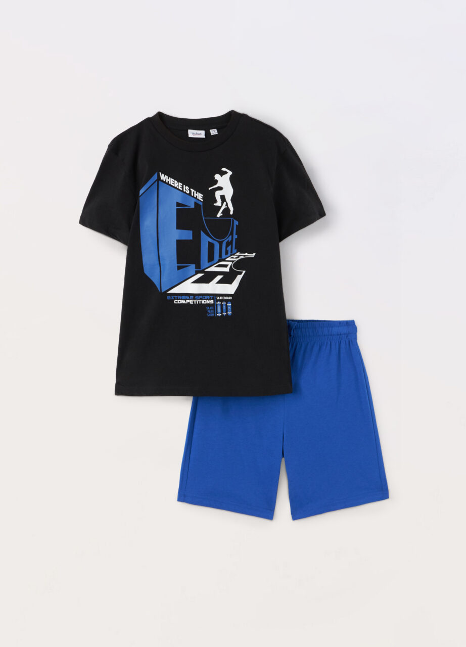 Trenerka set od čistog pamučnog jerseya za dječaka