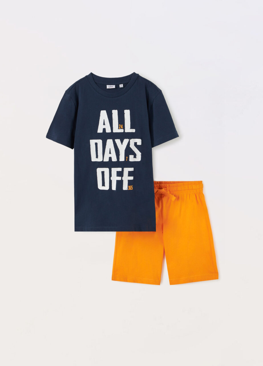 Trenerka set od čistog pamučnog jerseya za dječaka