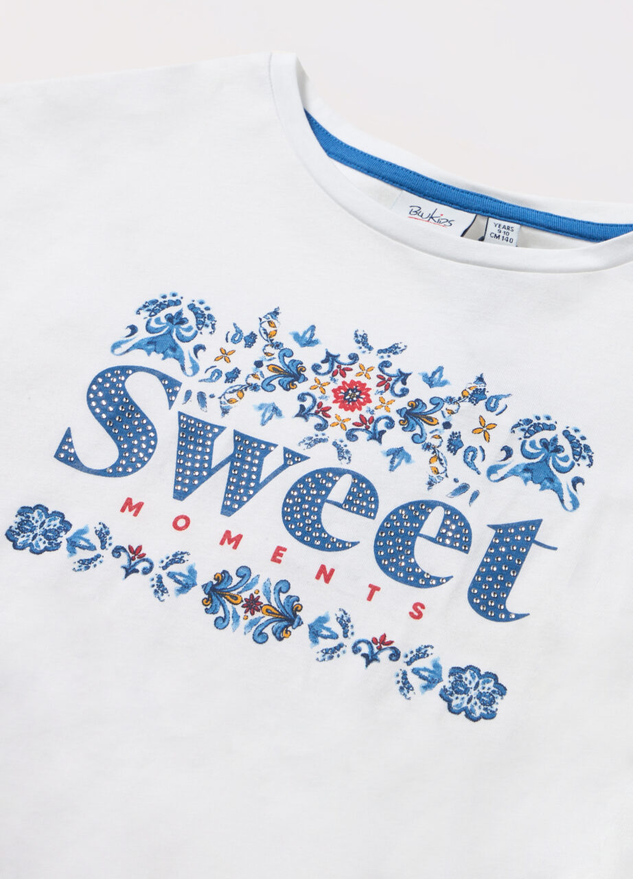 Alternative view of Majica od čistog pamučnog jerseya za djevojčicu