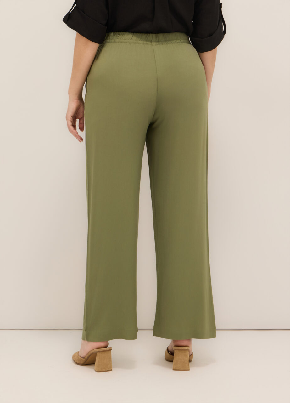 Alternative view of Palazzo hlače od čiste viskoze za žene (curvy veličina)