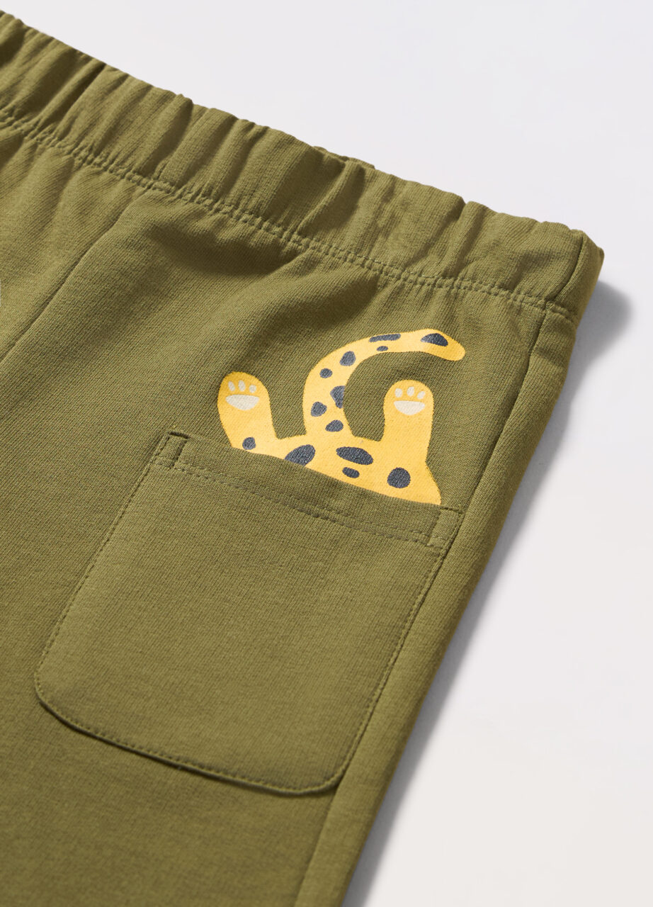 Alternative view of Šorc od čistog french terry pamuka za novorođenče