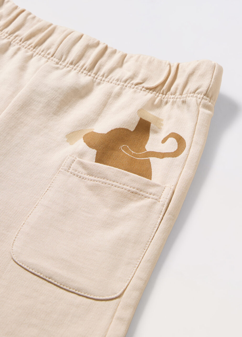 Alternative view of Šorc od čistog french terry pamuka za novorođenče