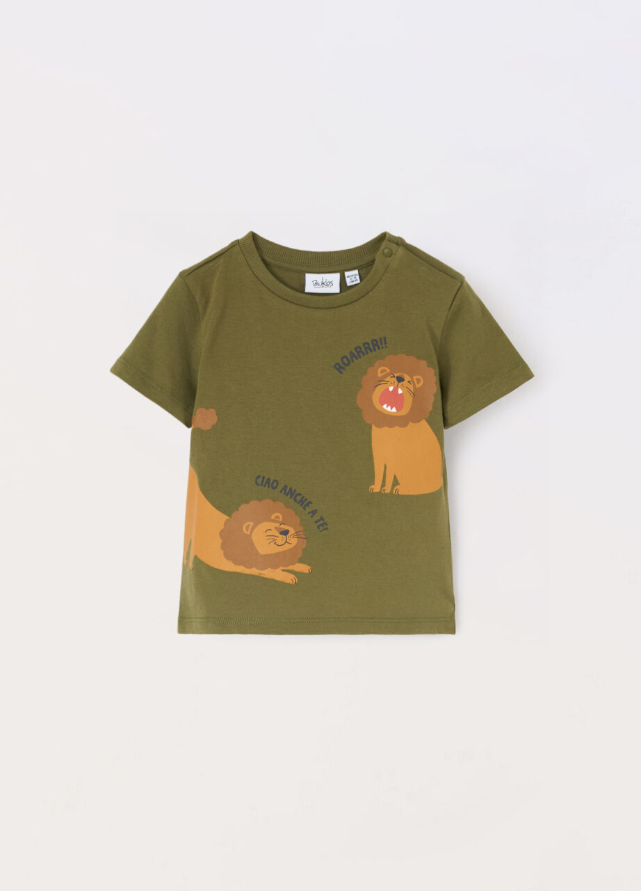 Majica od čistog pamučnog jerseya za novorođenče