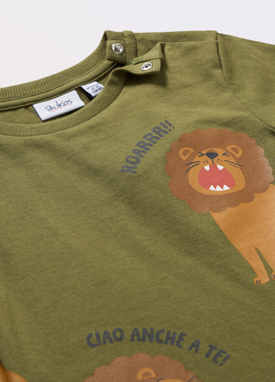 Alternative view of Majica od čistog pamučnog jerseya za novorođenče