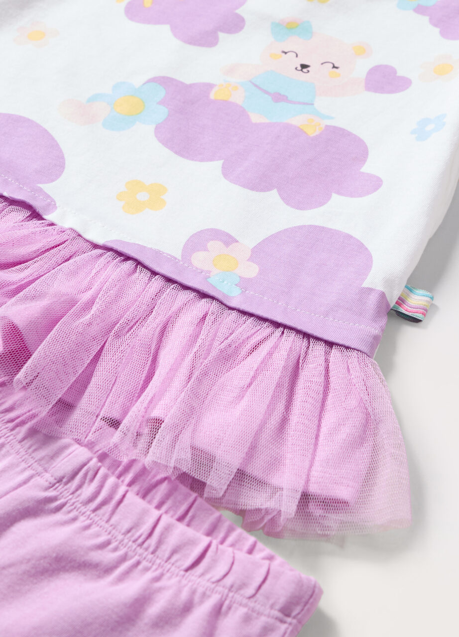 Alternative view of Trenerka set od čistog pamučnog jerseya za djevojčicu (beba)