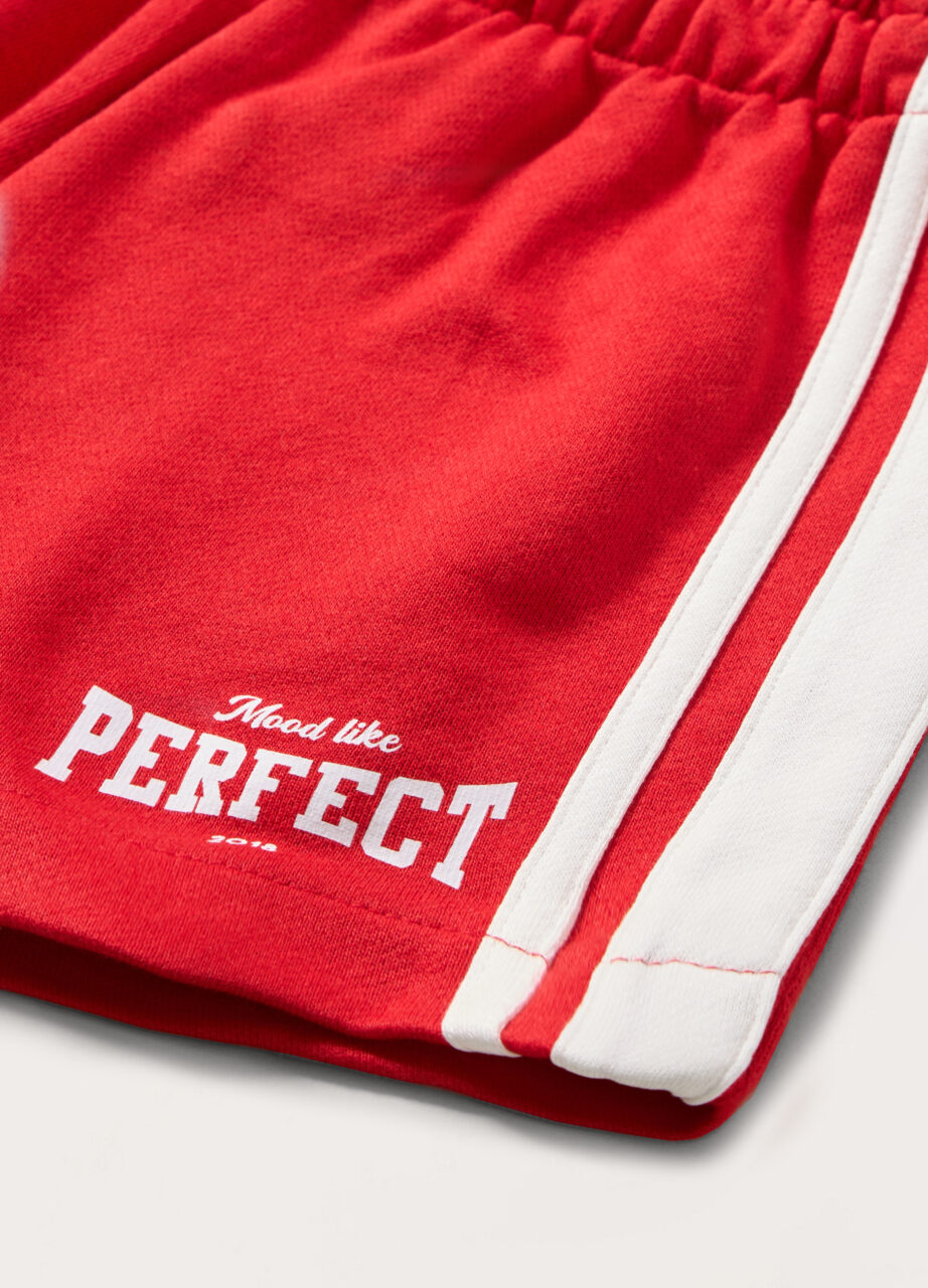 Alternative view of Šorc od čistog french terry pamuka za djevojčicu