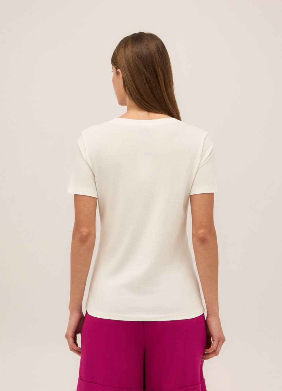 Alternative view of Majica od čistog pamuka za žene