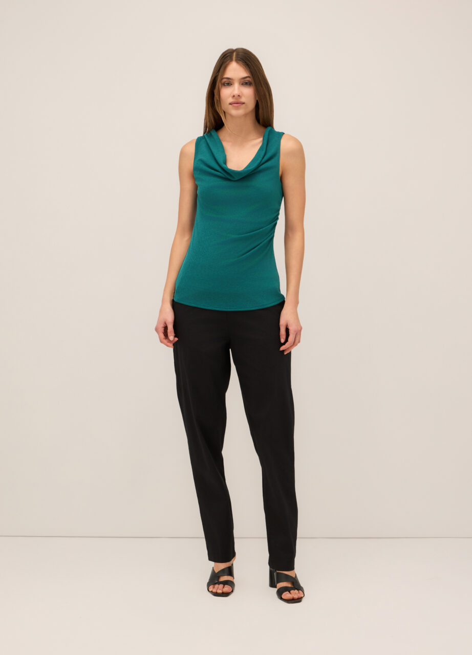 Pantalone od rastezljivog pamučnog twilla za žene