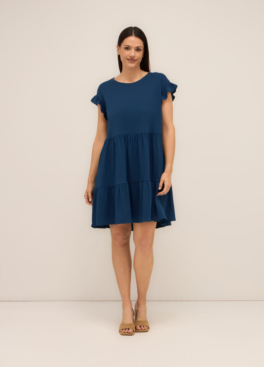 Haljina od pamučnog jerseya za žene