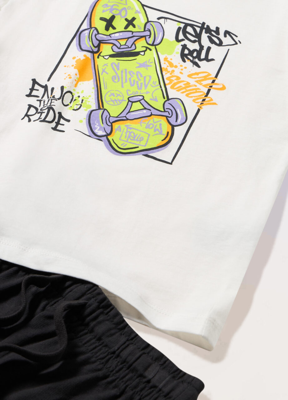 Alternative view of Kratka trenerka set od čistog pamučnog jerseya za dječaka