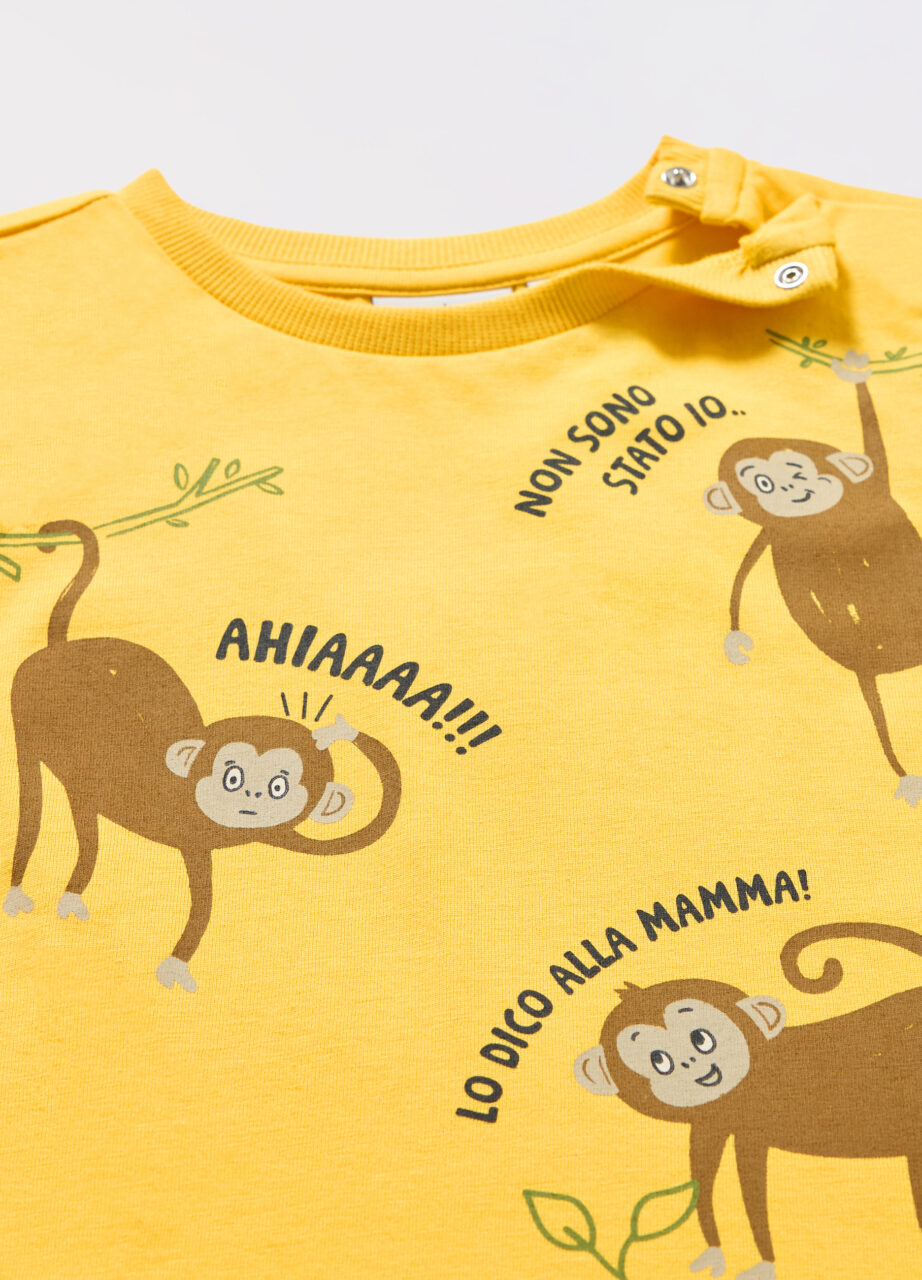 Alternative view of Majica od čistog pamuka za novorođenče