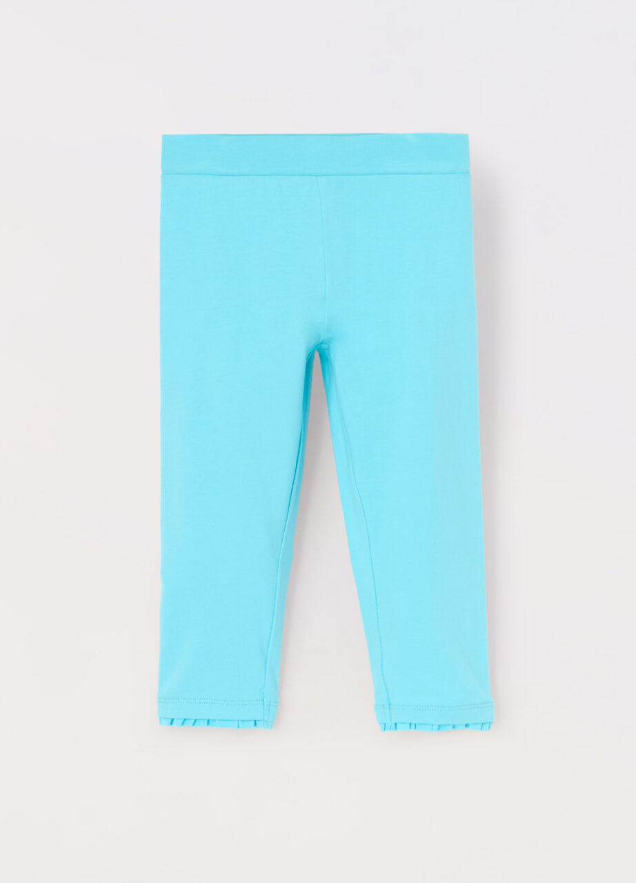 Capri helanke od rastezljivog pamučnog jerseya za djevojčicu