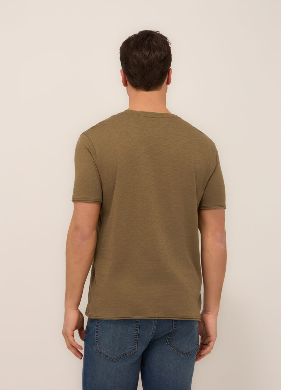 Alternative view of Muška majica s okruglim izrezom i džepom