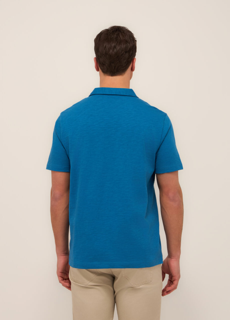 Muška polo majica od melanž pamuka - Image 2