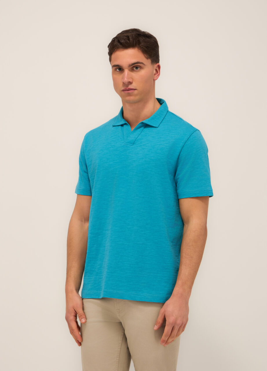 Muška polo majica od melanž pamuka