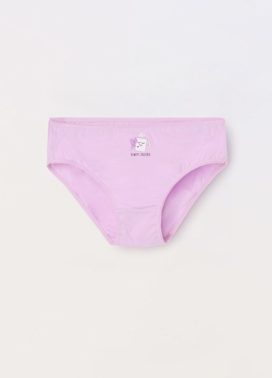 Alternative view of Paket od 5 gaćica od čistog pamuka za djevojčicu