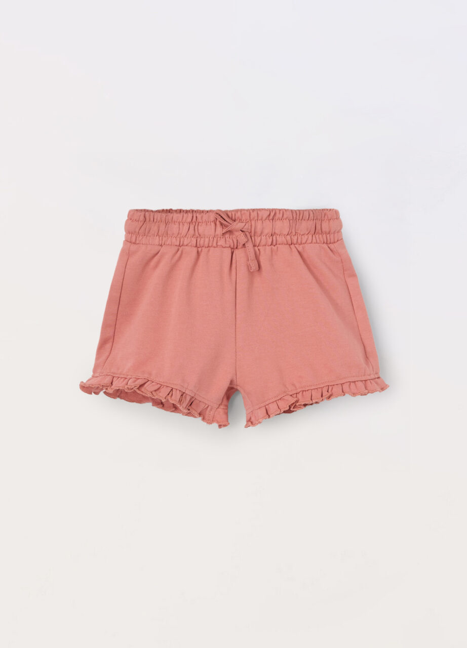 Šorc od čistog french terry pamuka za djevojčicu (beba)
