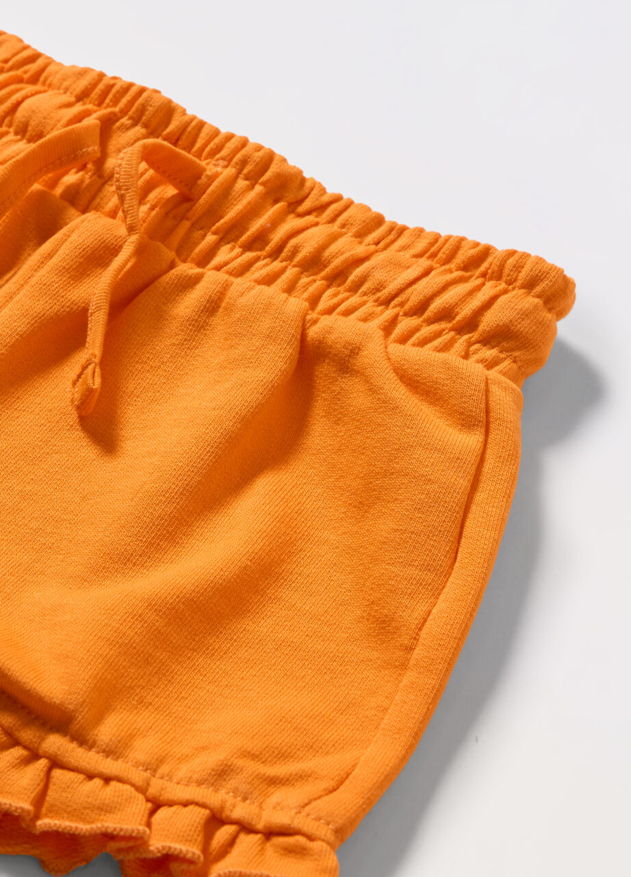 Alternative view of Šorc od čistog french terry pamuka za djevojčicu (beba)