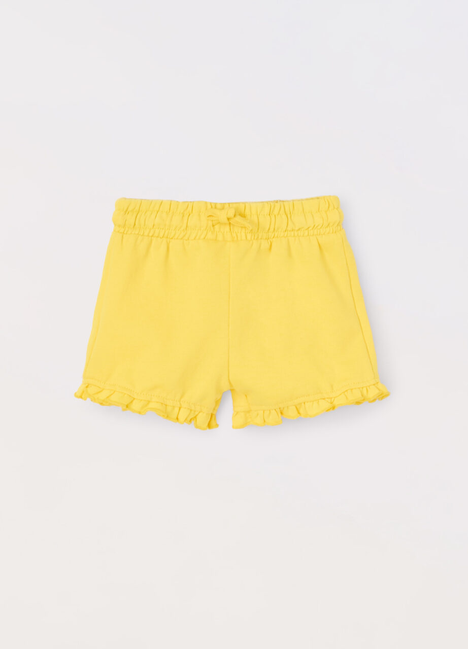 Šorc od čistog french terry pamuka za djevojčicu (beba)