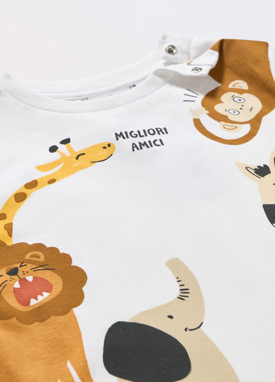 Alternative view of Majica od čistog pamučnog jerseya za novorođenče