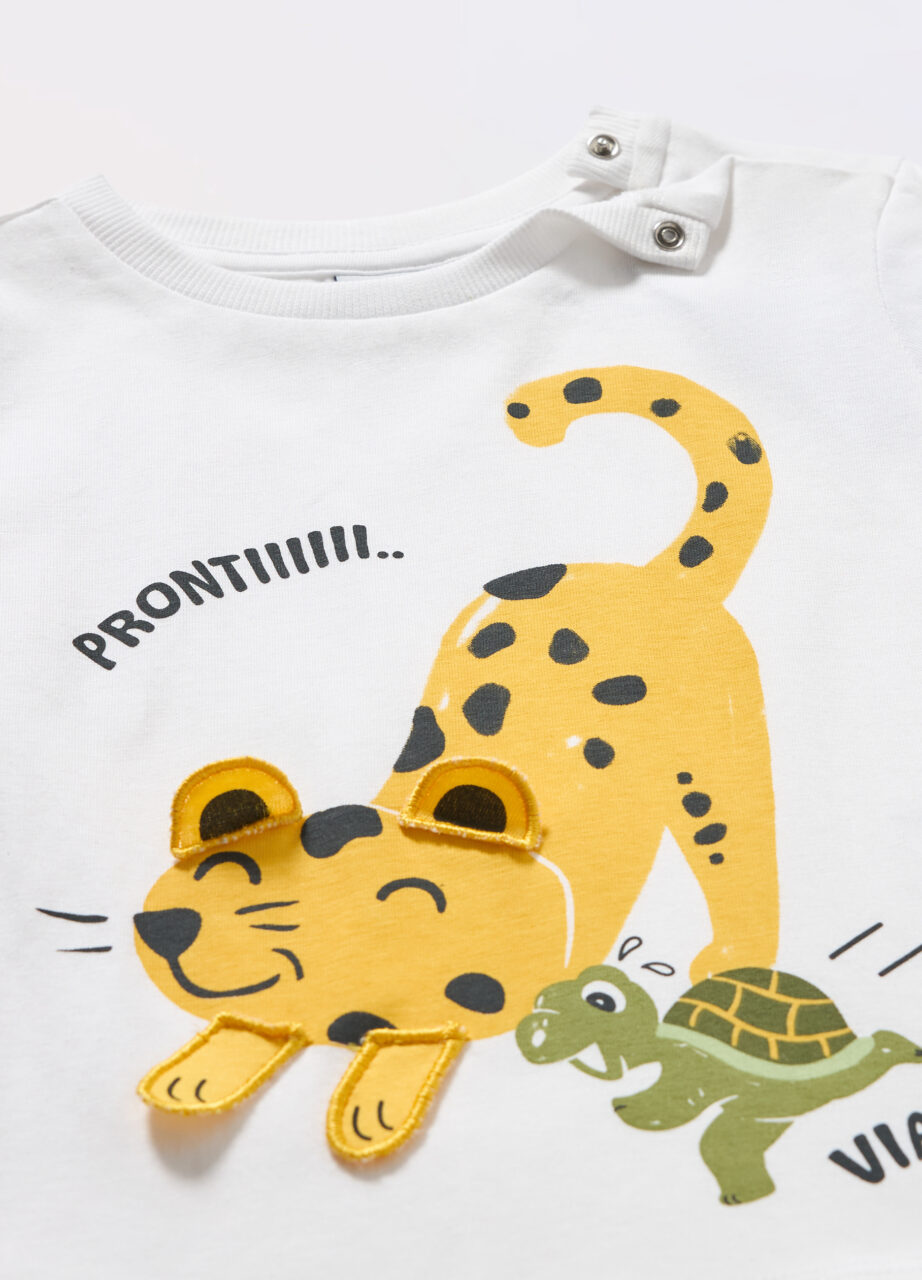 Alternative view of Majica od čistog pamučnog jerseya za novorođenče