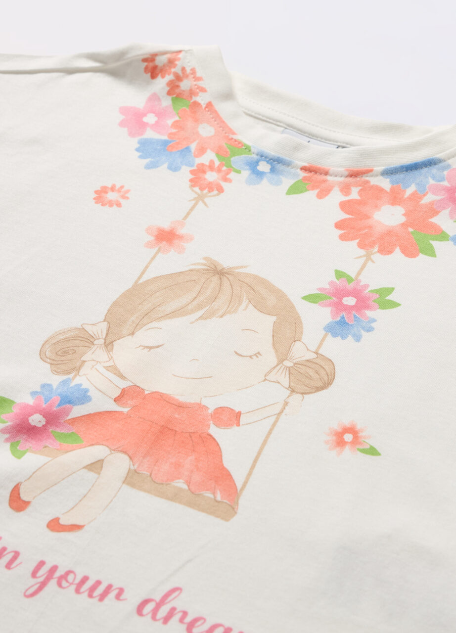 Alternative view of Majica od čistog pamučnog jerseya za djevojčicu (beba)