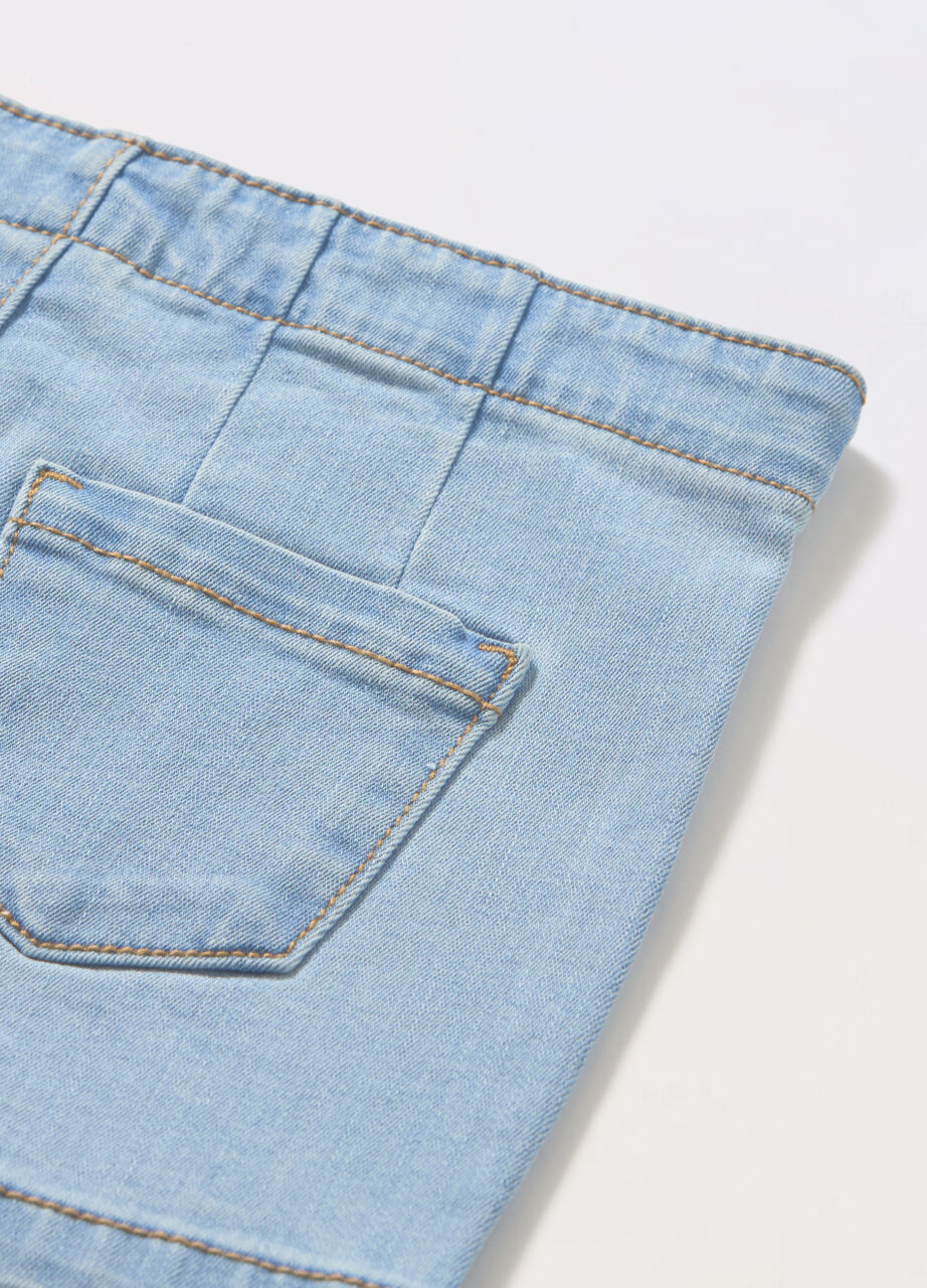 Alternative view of Šorc od pamučnog denima za djevojčicu