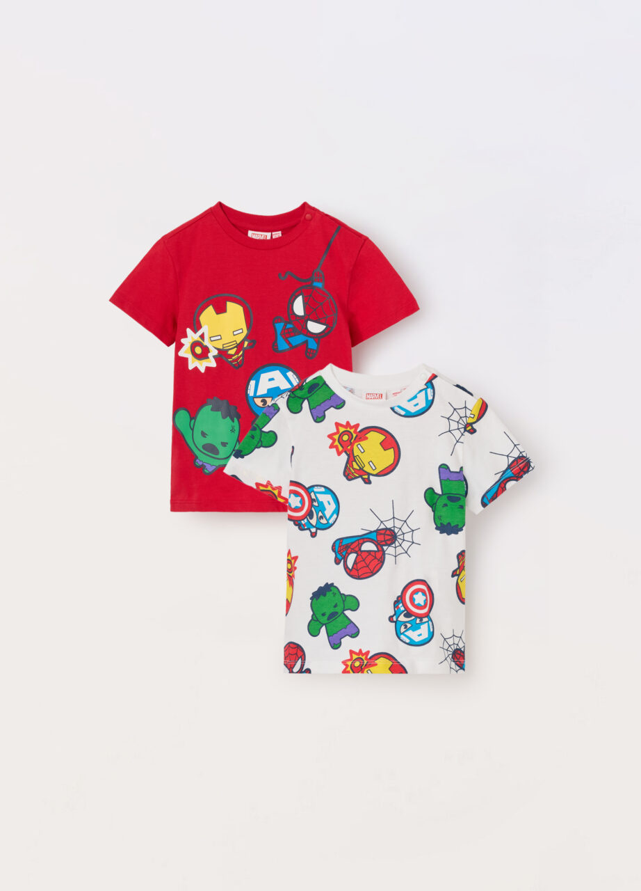 Paket od 2 majice od čistog pamuka za novorođenče