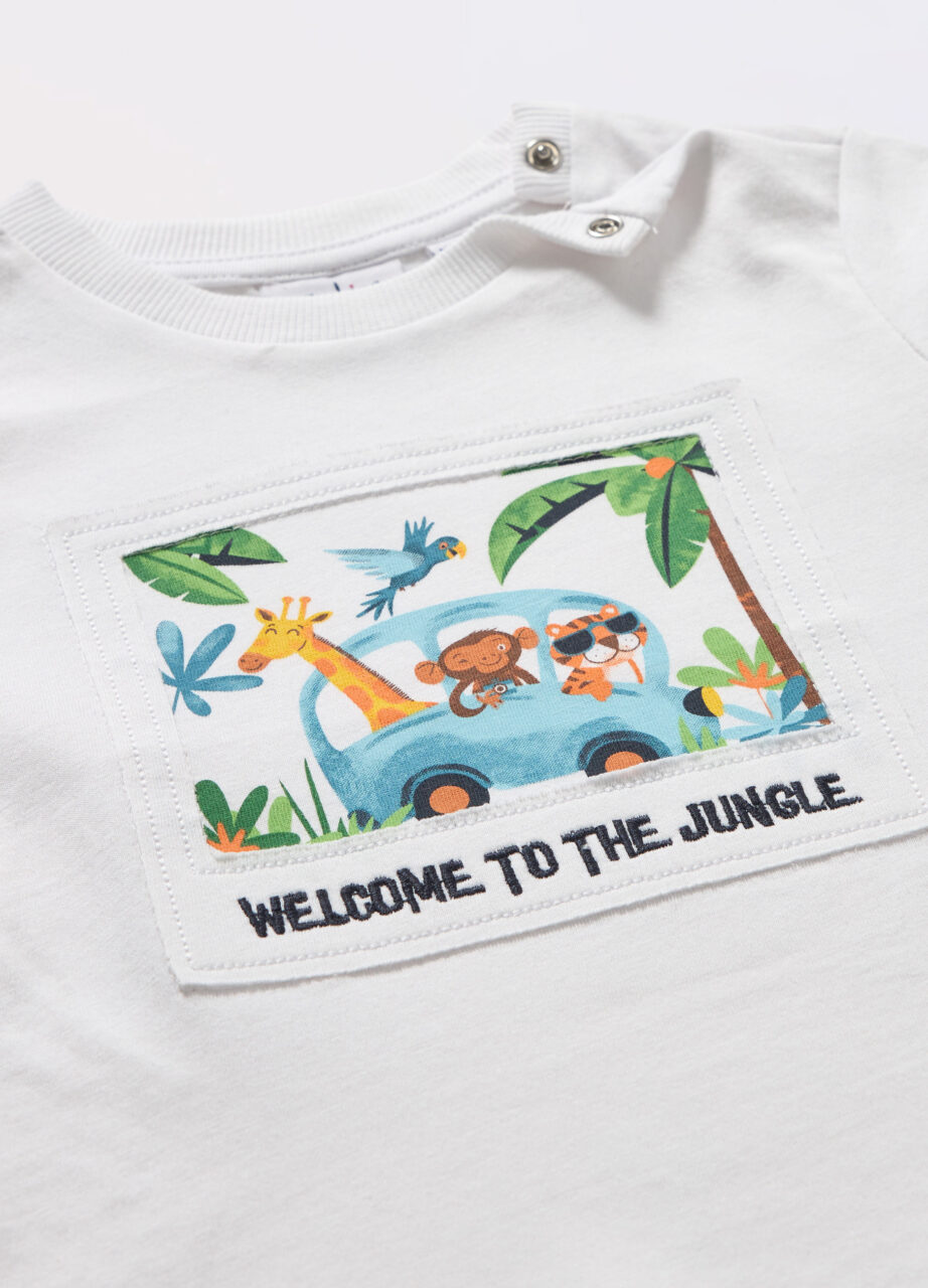 Alternative view of Majica od čistog pamučnog jerseya za novorođenče