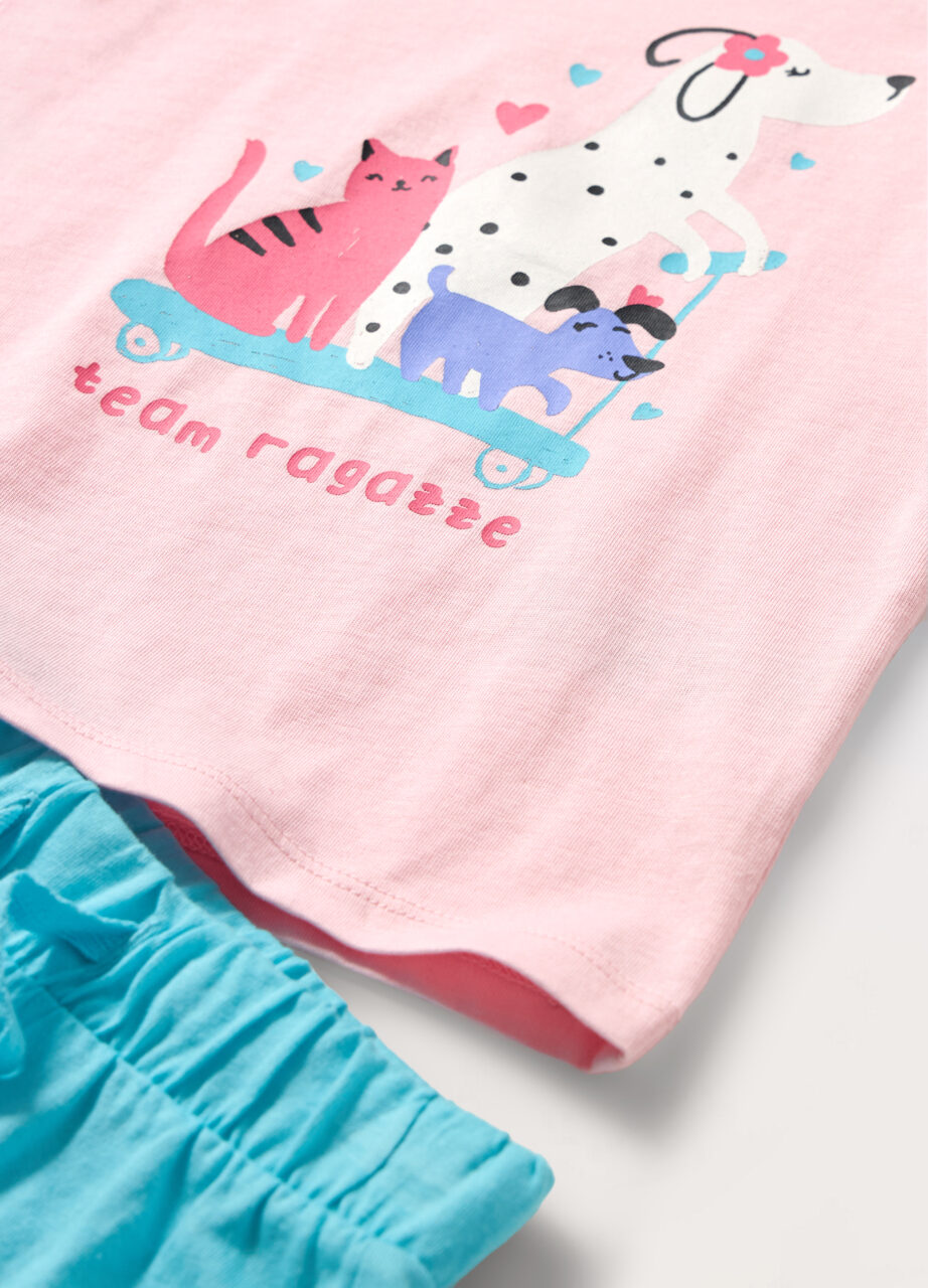 Alternative view of Trenerka set od čistog pamučnog jerseya za djevojčicu (beba)