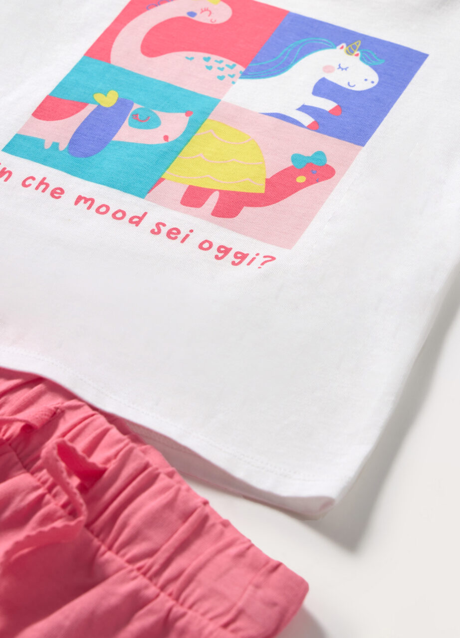 Alternative view of Trenerka set od čistog pamučnog jerseya za djevojčicu (beba)