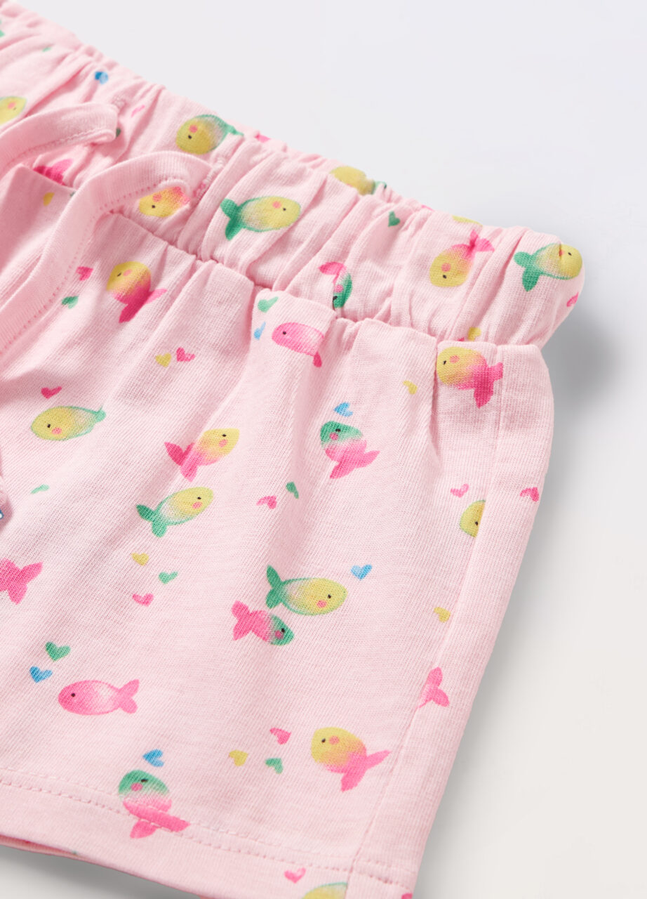 Alternative view of Šorc od čistog pamučnog jerseya za djevojčicu (beba)