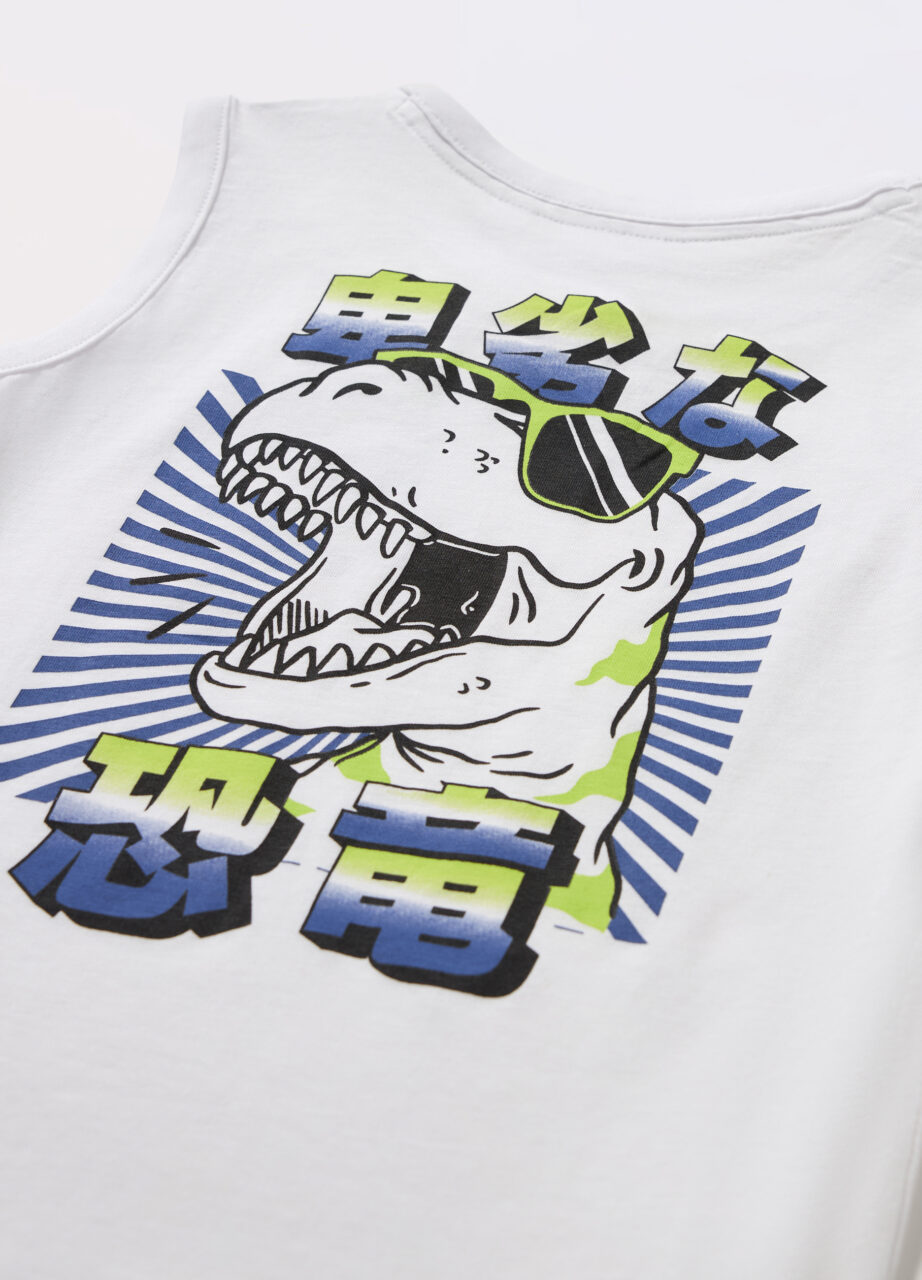 Alternative view of Majica bez rukava od čistog pamučnog jerseya za dječaka