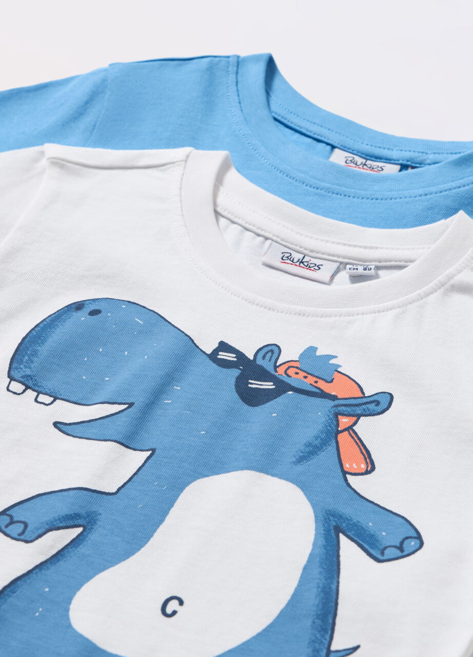 Alternative view of Paket od 2 majice od čistog pamučnog jerseya za novorođenče