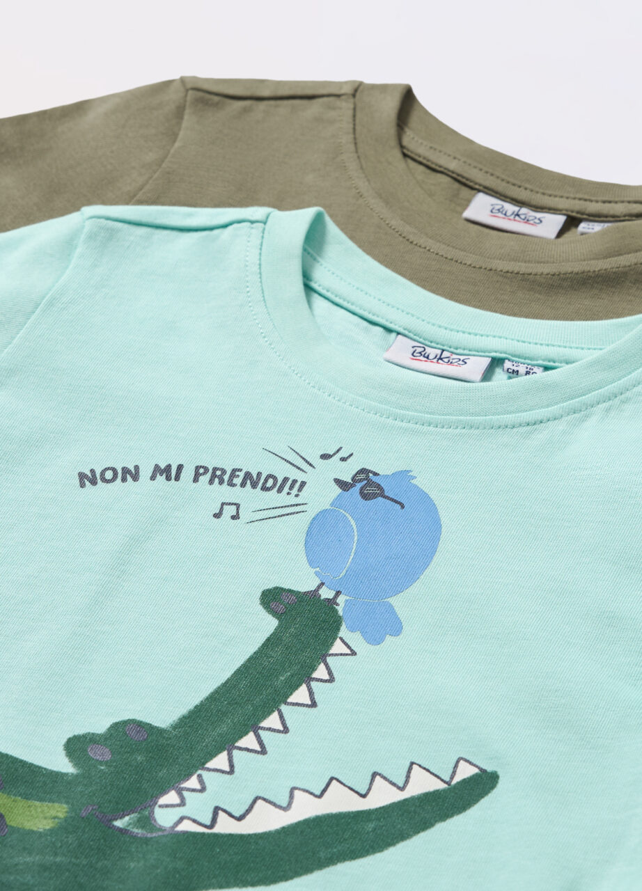 Alternative view of Paket od 2 majice od čistog pamučnog jerseya za novorođenče