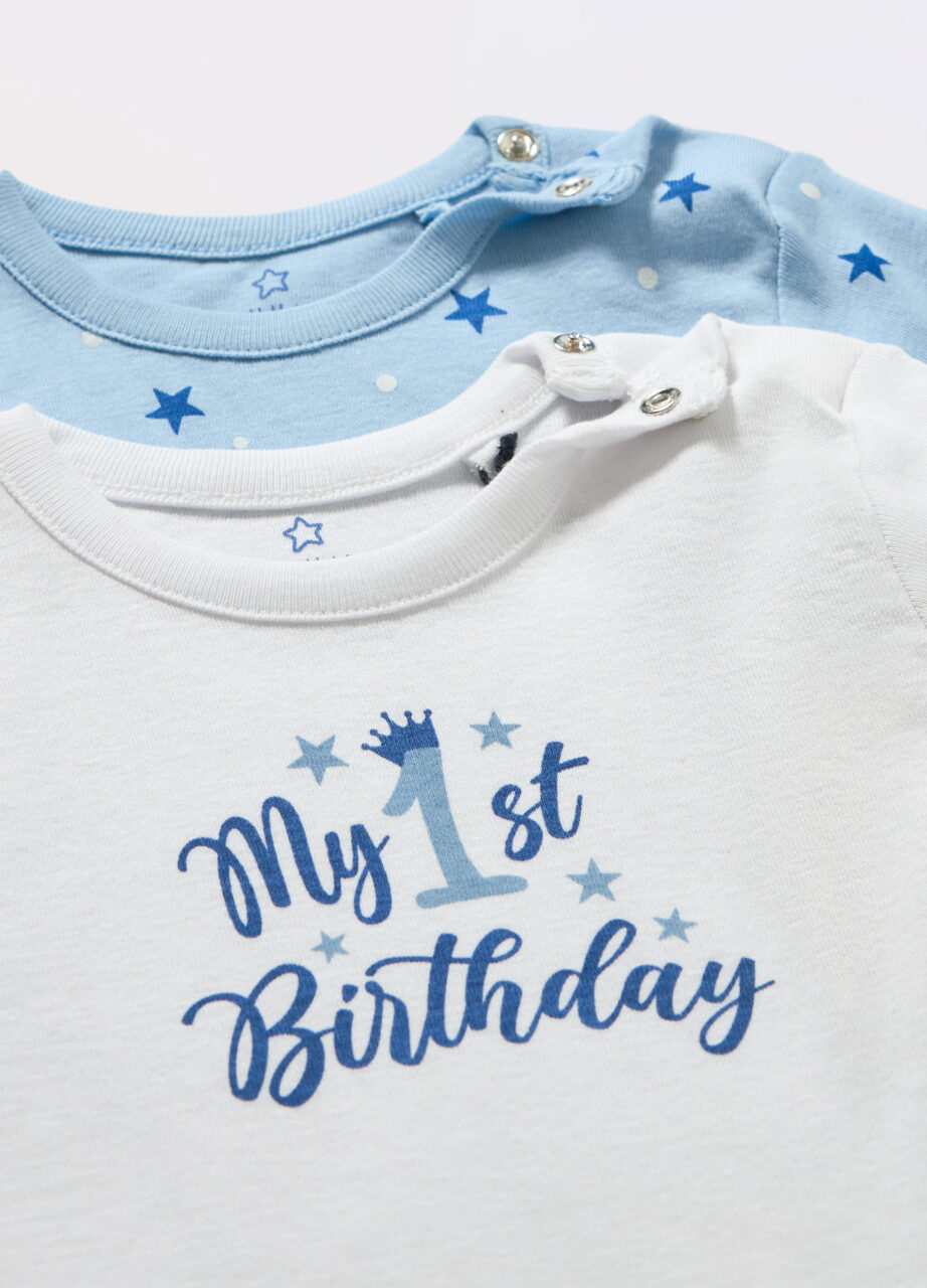 Alternative view of Paket od 2 bodija od čistog pamuka za novorođenče