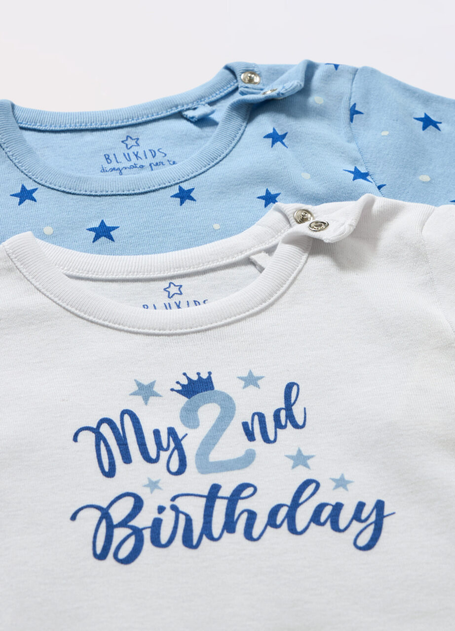 Alternative view of Paket od 2 bodija od čistog pamuka za novorođenče