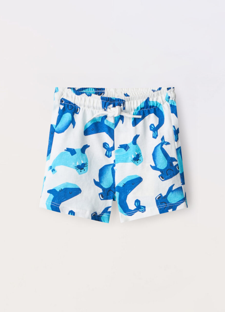 Šorc od čistog pamučnog jerseya za novorođenčad